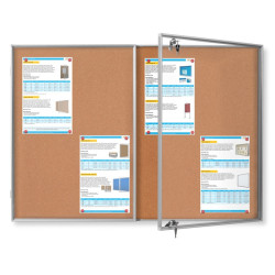 GMD-K 120x90cm Korek Gablota dwudrzwiowa otwierana