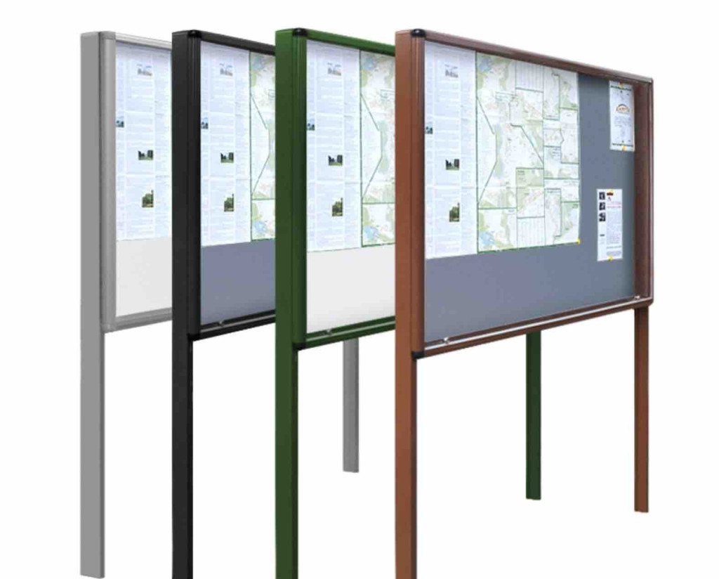 Gablota informacyjna do lasu/dla leśnictwa